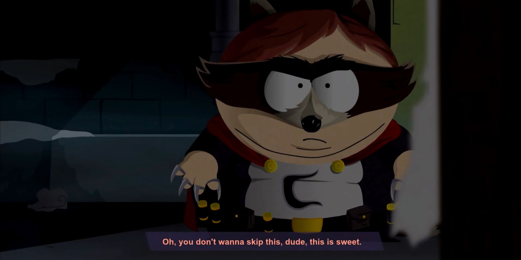 South Park Fractured But Whole Screenshot Of Cartman Stopping You From Skipping Opening Cutscene
