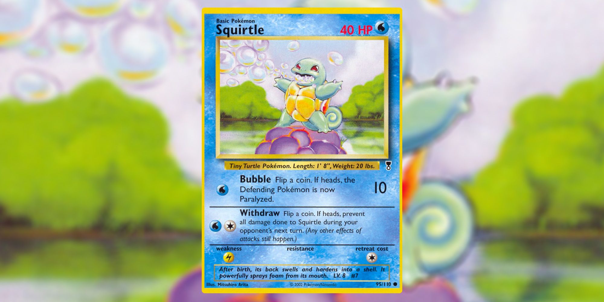 Squirtle Base Set Pokemon TCG