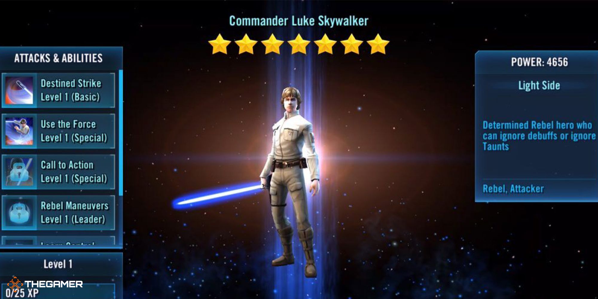 Star Wars Galaxy of Heroes - Commander Luke Skywalker