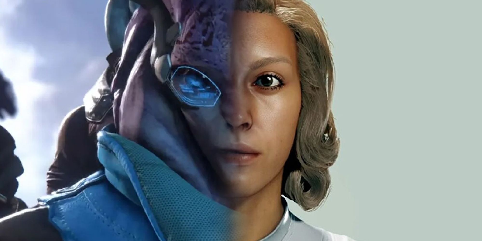 Starfield Mass Effect alien split screen