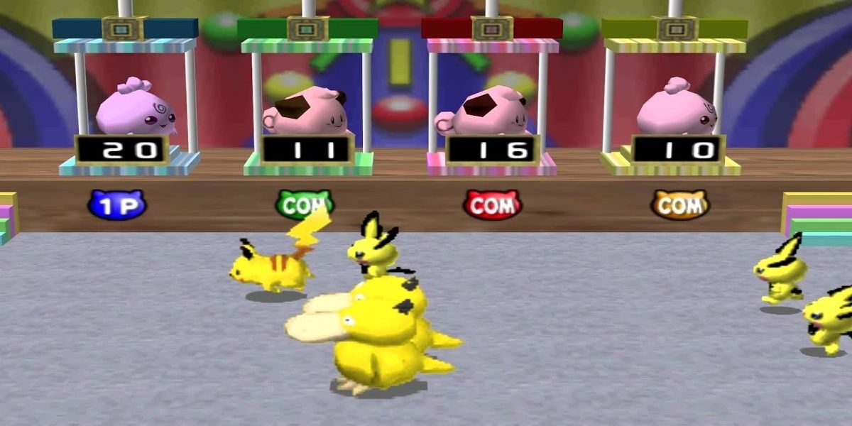 Pokemon Stadium 2 Streaming Stampede Mini-Game