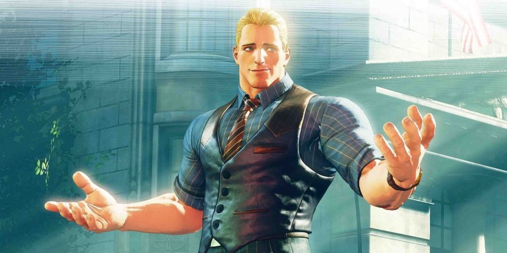 Street Fighter 5, Cody standing in Metro City