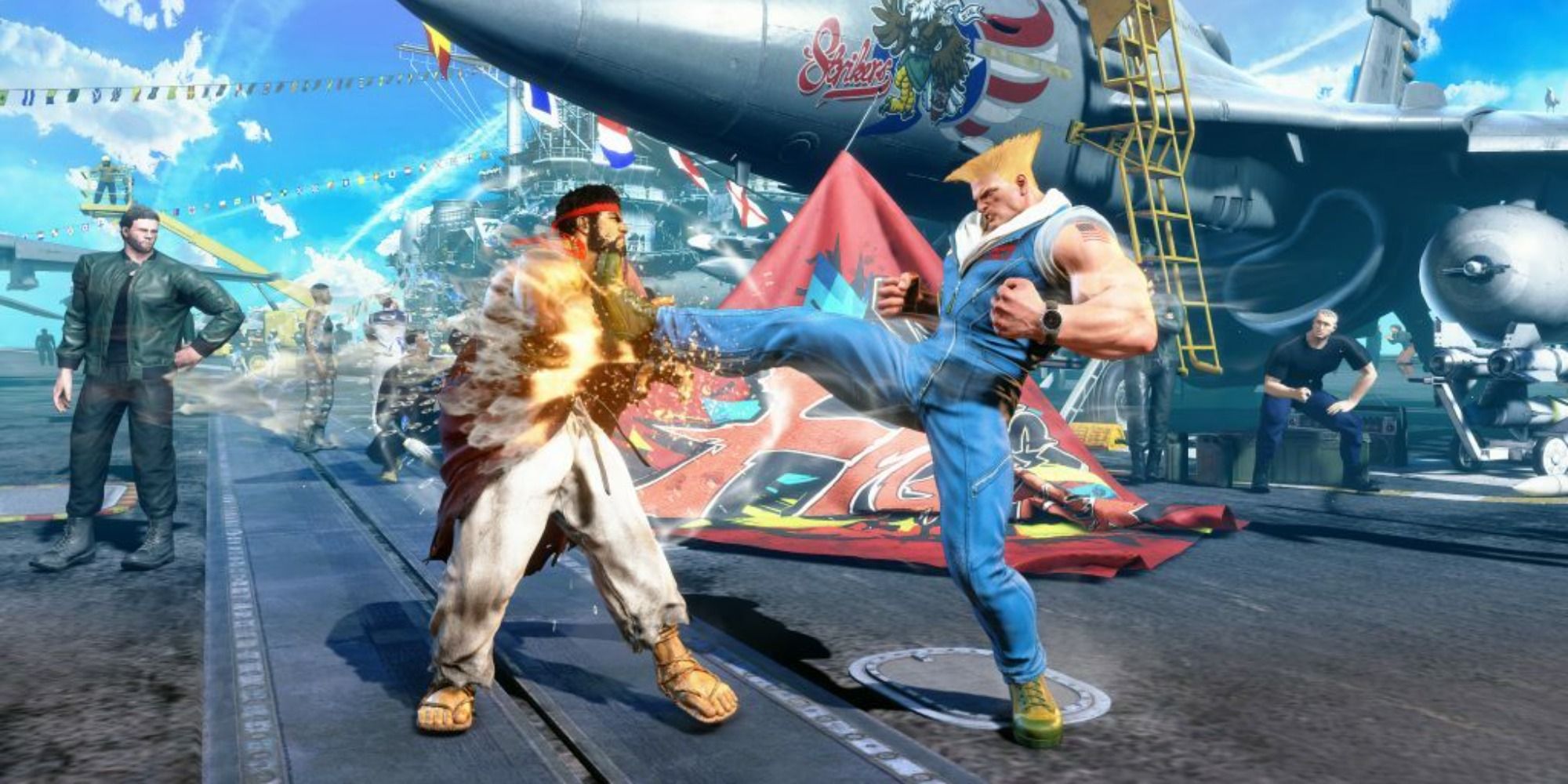 Guile performing a Standing Heavy Kick in Street Fighter 6
