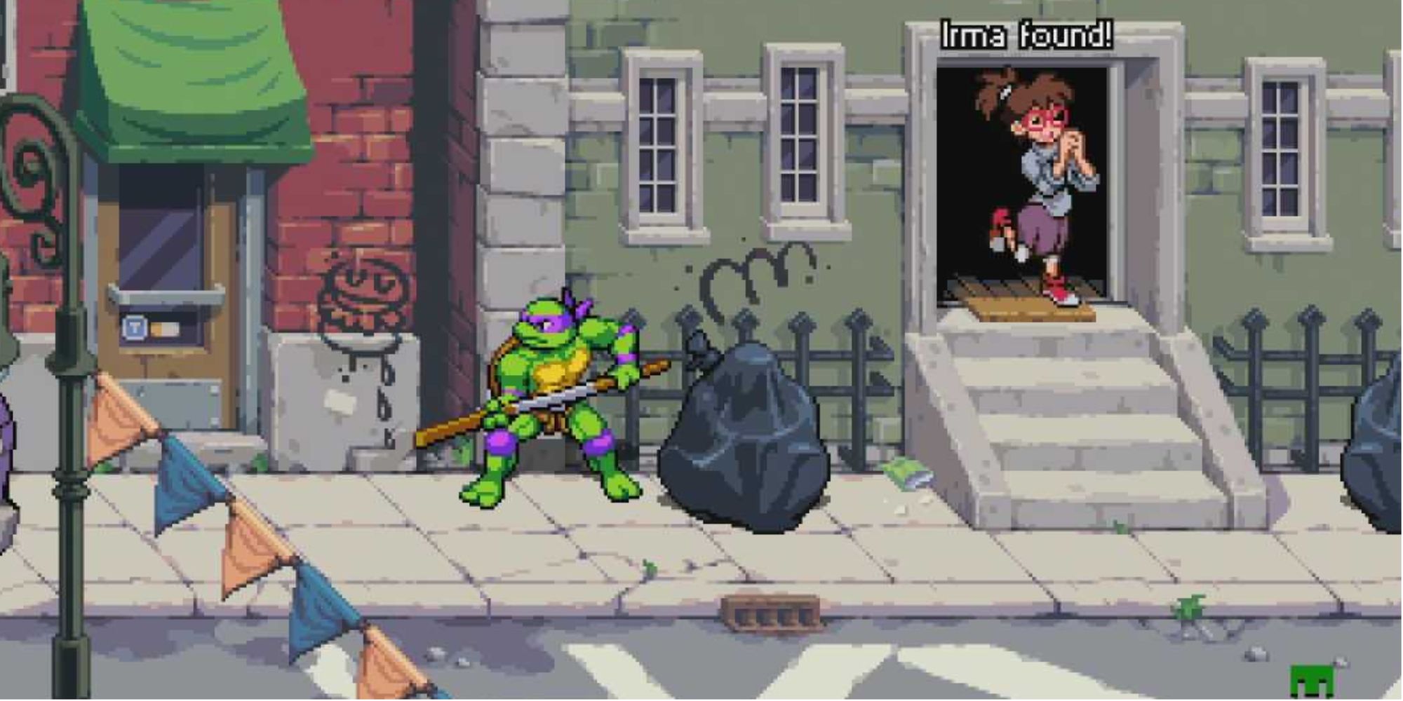 Irma Cameo in Teenage Mutant Ninja Turtles: Shredder's Revenge