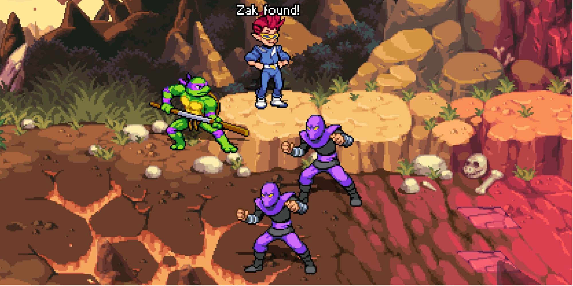 Zak Cameo in Teenage Mutant Ninja Turtles: Shredder's Revenge