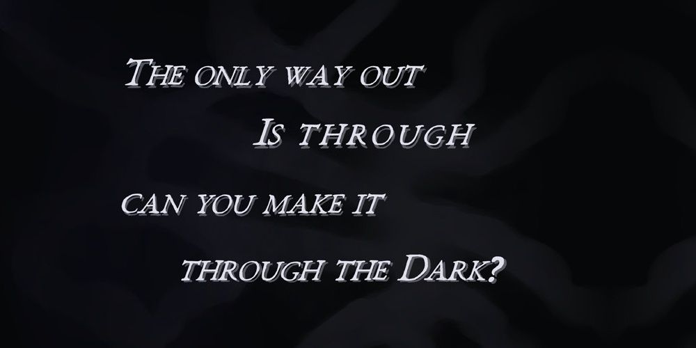The Dark Blow Title Text