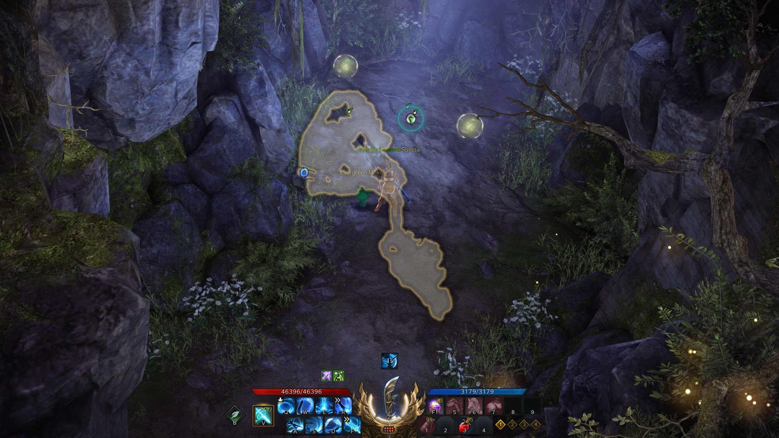 Lost Ark Turtle Island Mokoko Seeds 2 and 3 with minimap open