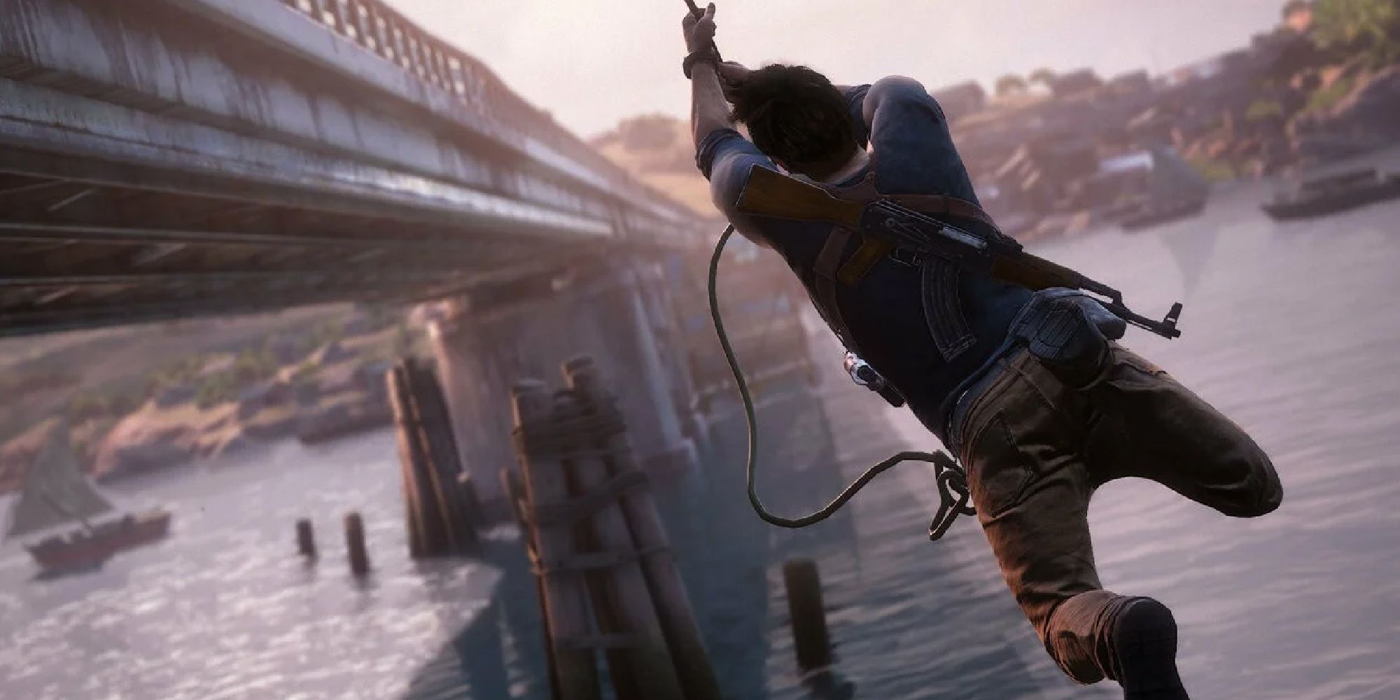 Uncharted 4 swinging