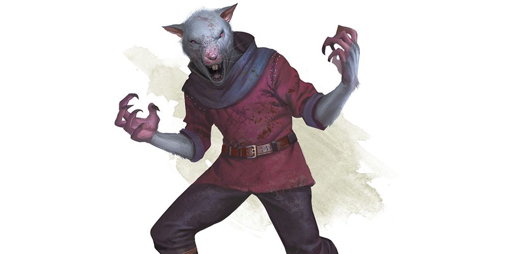 A humanoid with rat like features