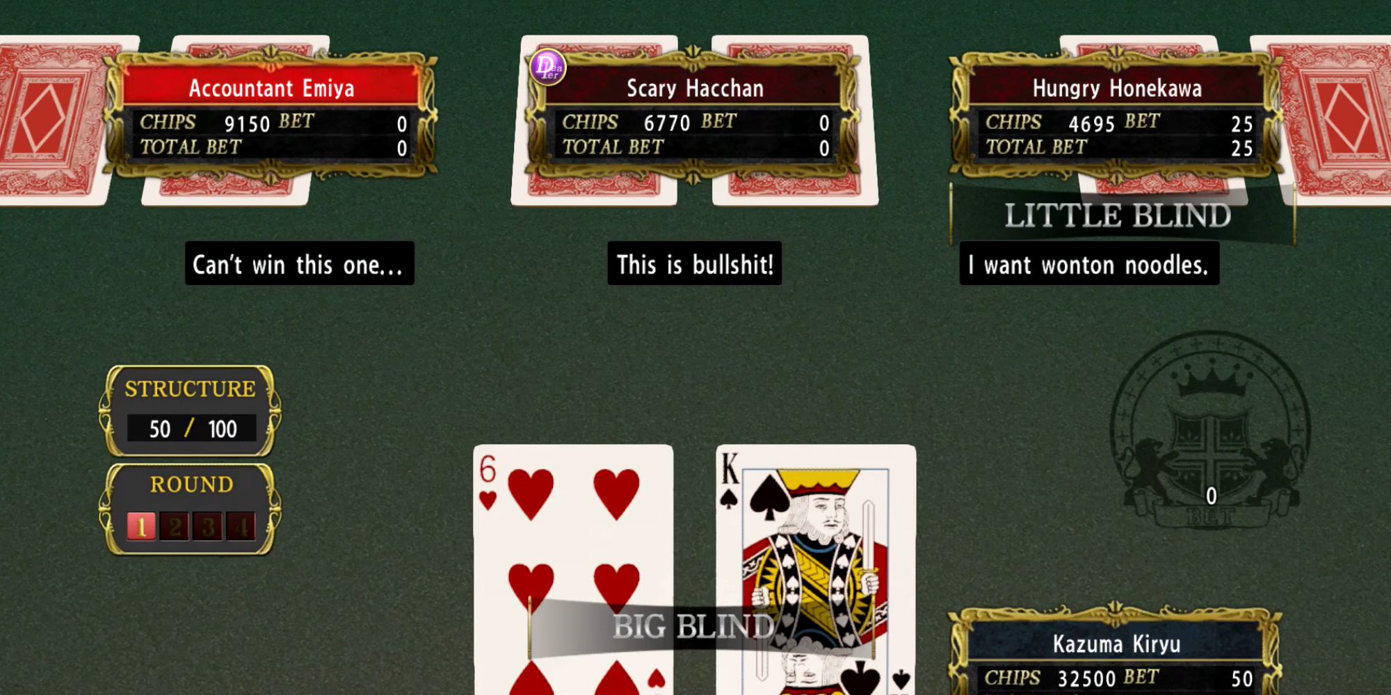 Yakuza Kiwami Screenshot Of Poker