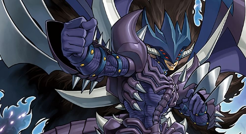 Yu-Gi-Oh card art for Evil Hero Malicious Bane