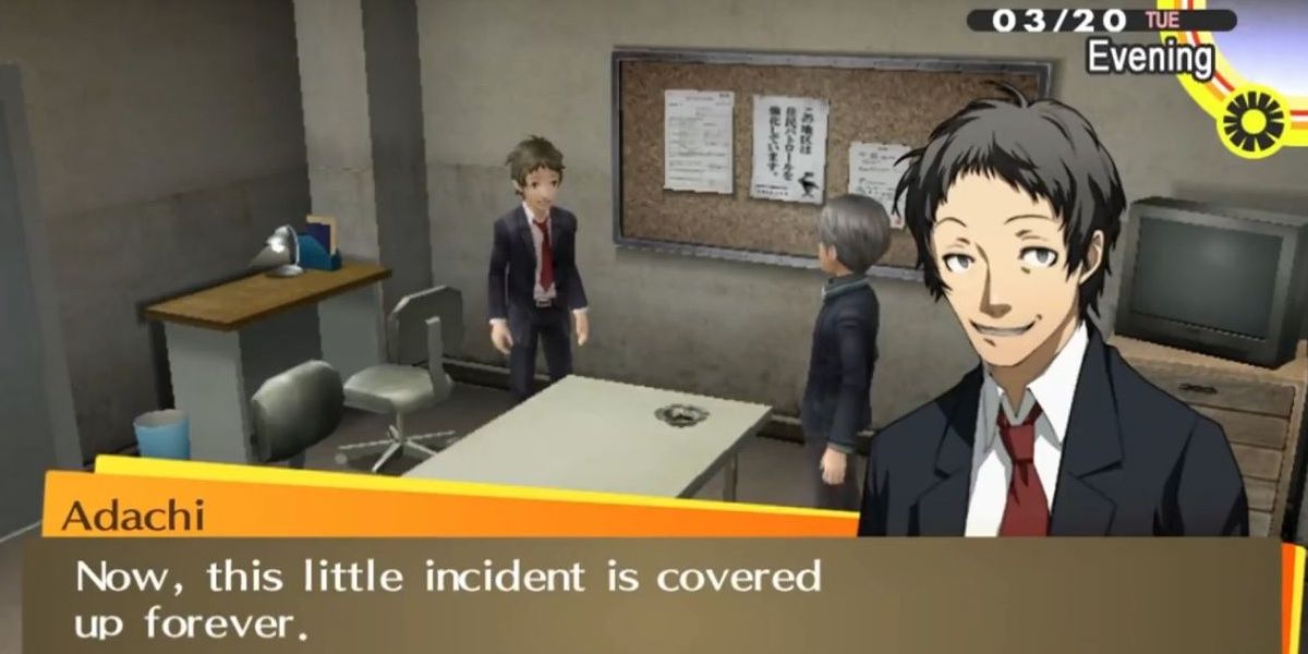 Helping Adachi in Persona 4 Golden