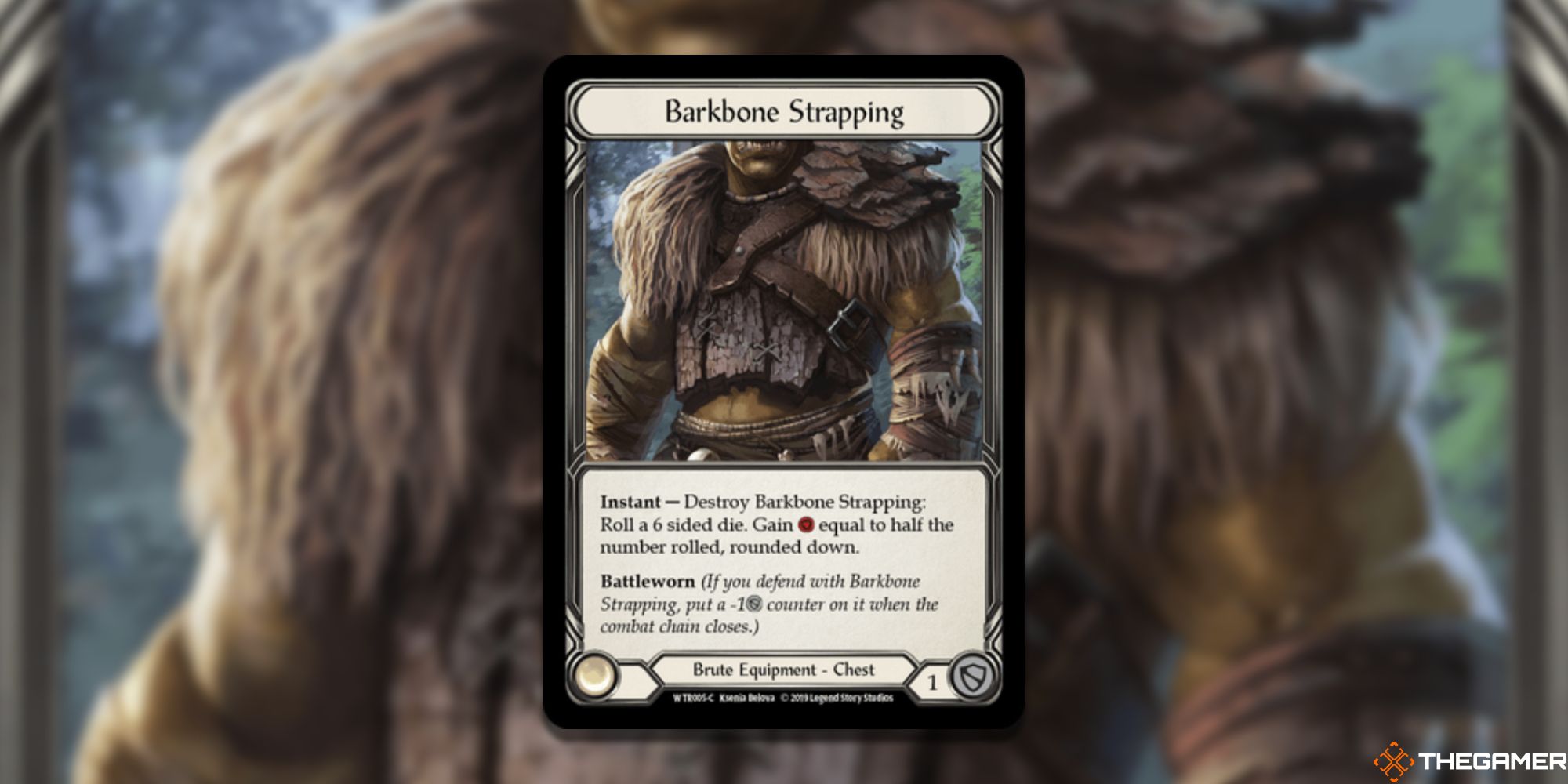 Barkbone Strapping Card From Flesh And Blood