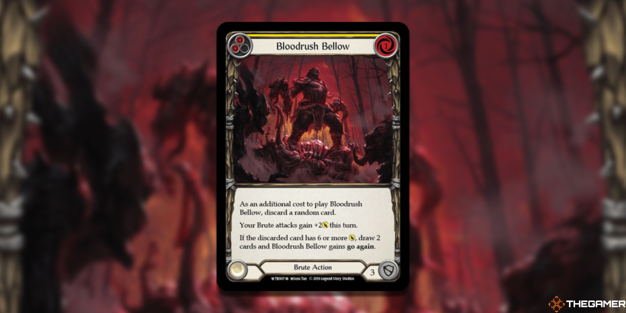 Bloodrush Bellow Card From Flesh And Blood