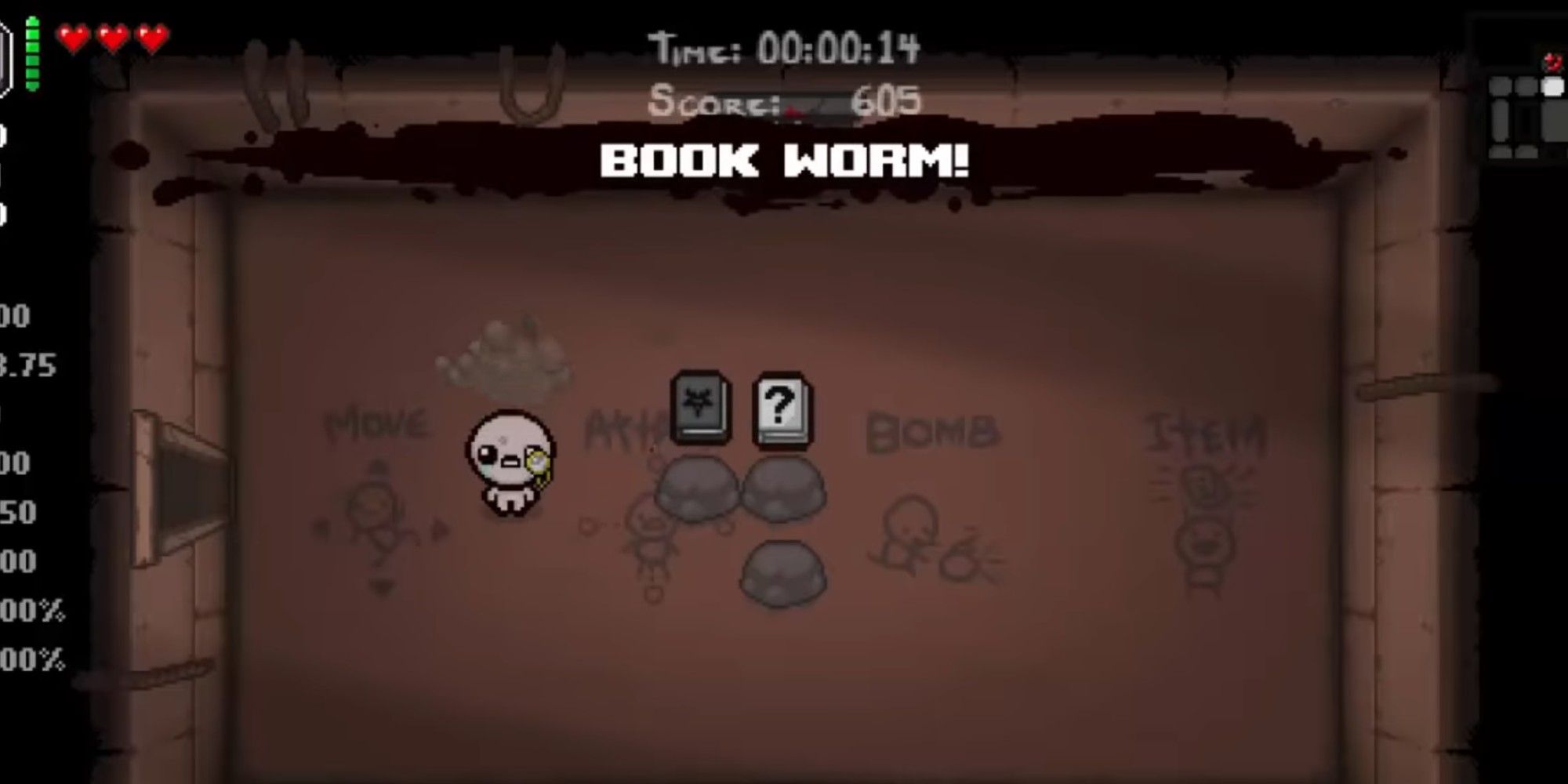 The Binding of Isaac bookworm Transformation