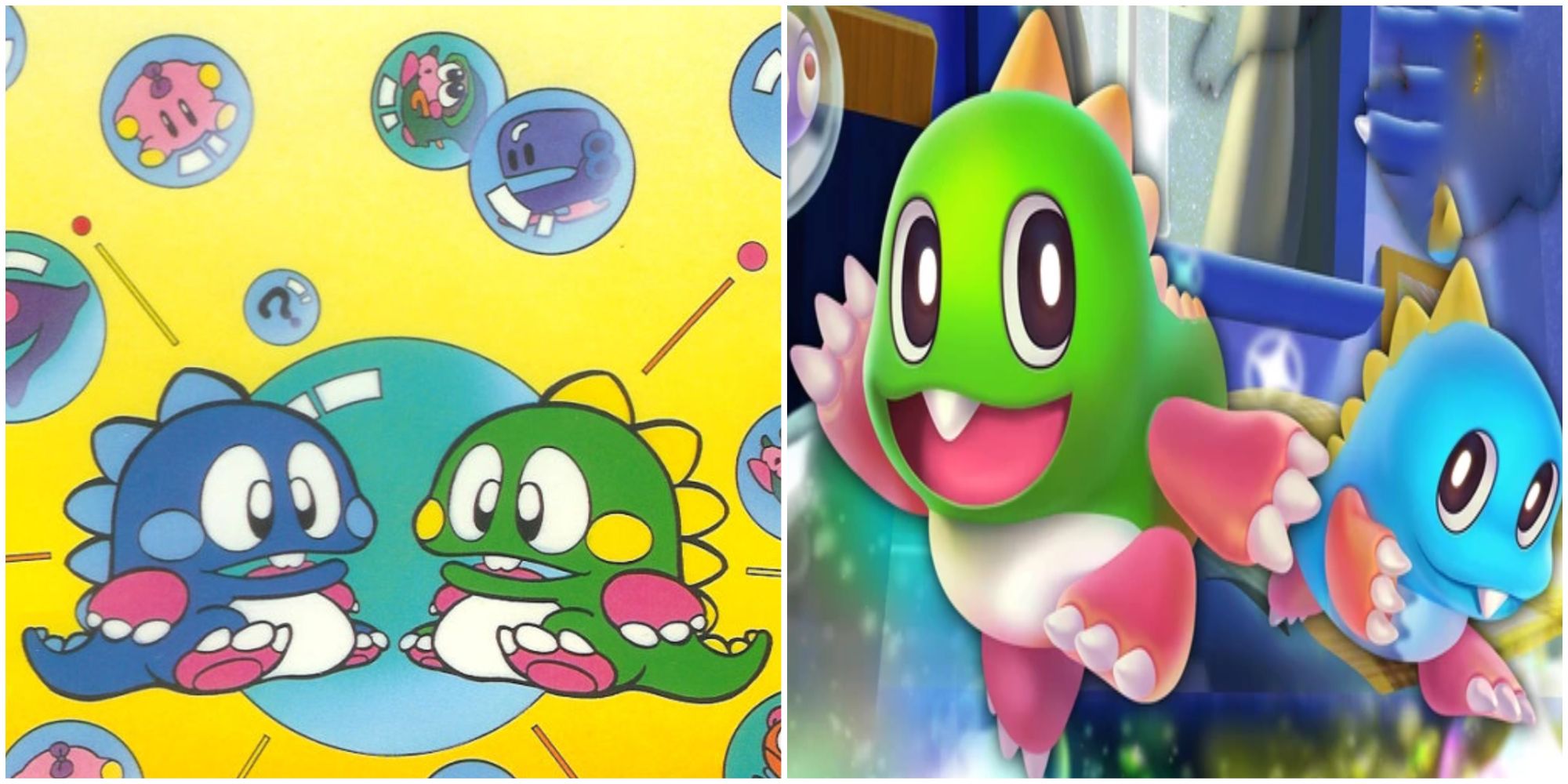 bubble bobble cover & characters