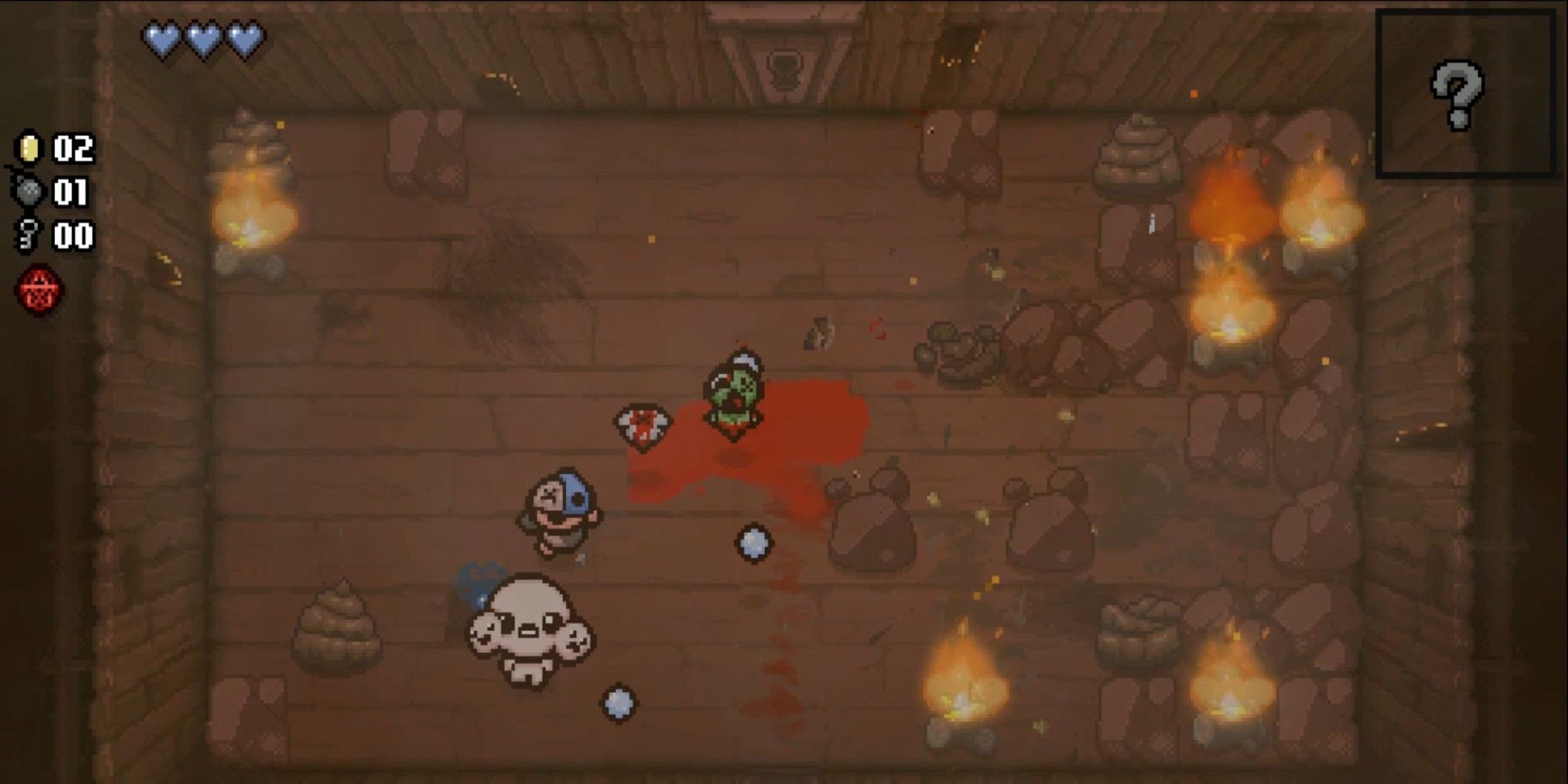 The Binding of Isaac conjoined Transformation with 3 familiars