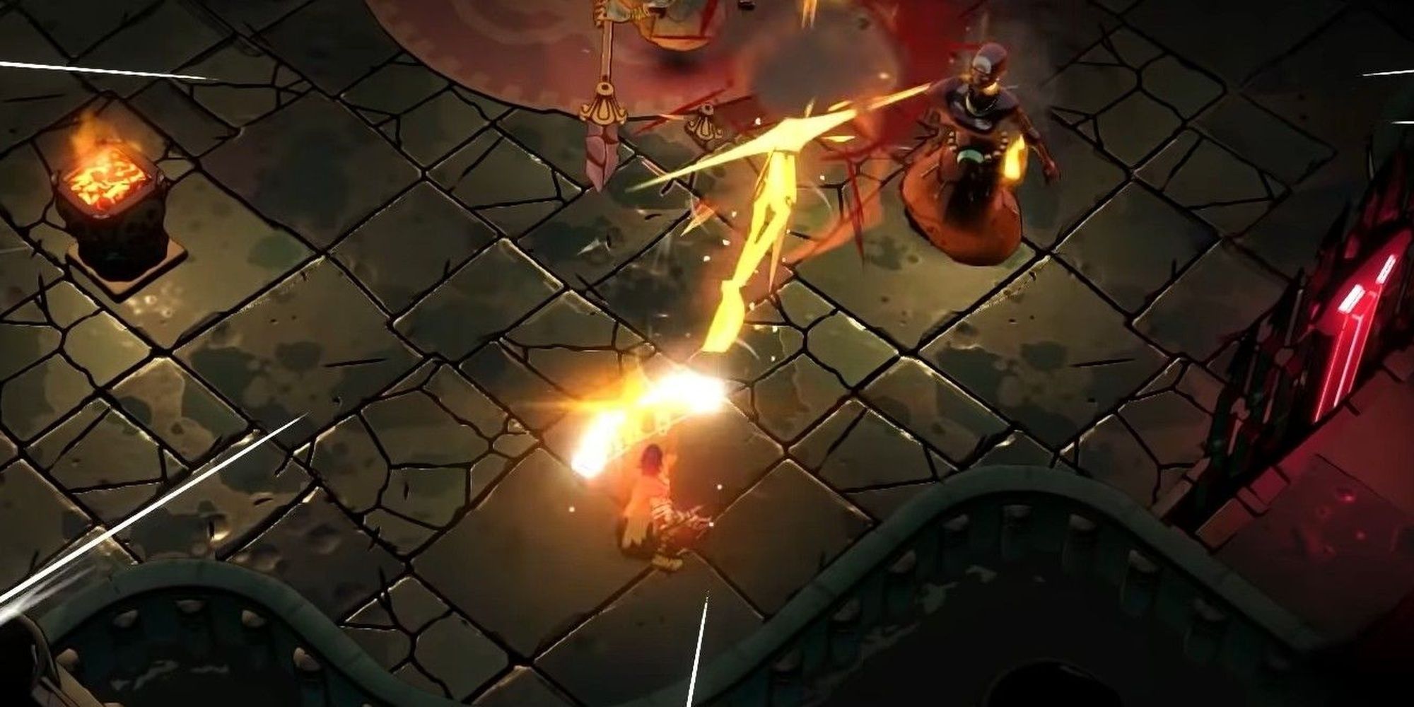 Curse Of The Dead Gods: Triggering Fire Traps In A Tomb