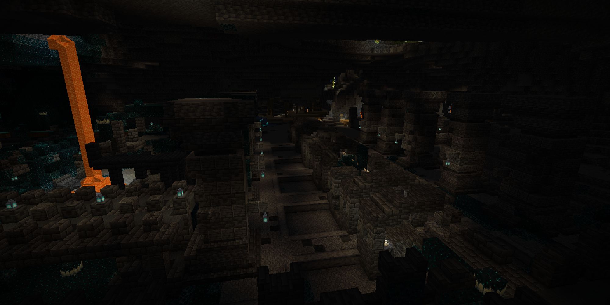 deep dark biome with ancient city