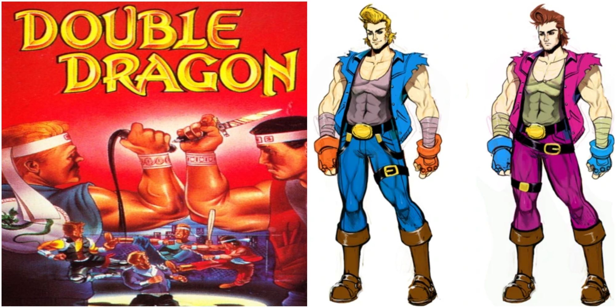 double dragon cover & characters