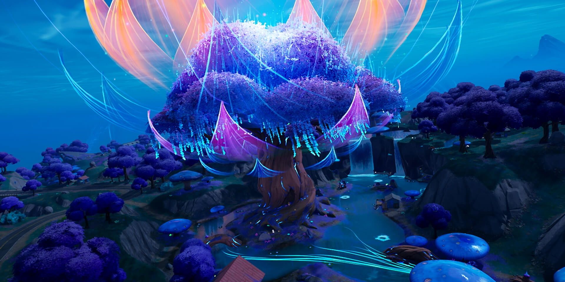 The reality tree at reality falls in Fortnite Chapter 3 Season 3