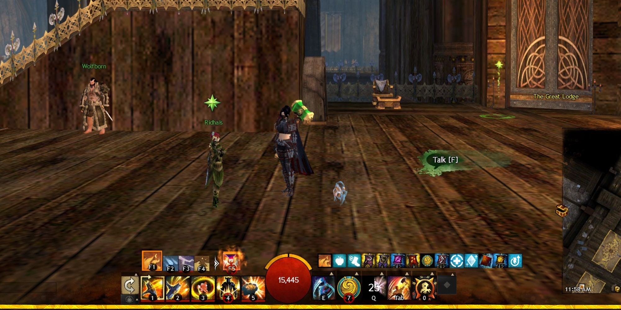 player with ridhais in home instance