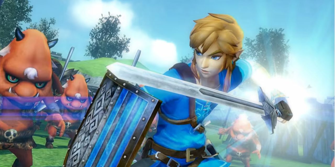 A screenshot showing gameplay in Hyrule Warriors