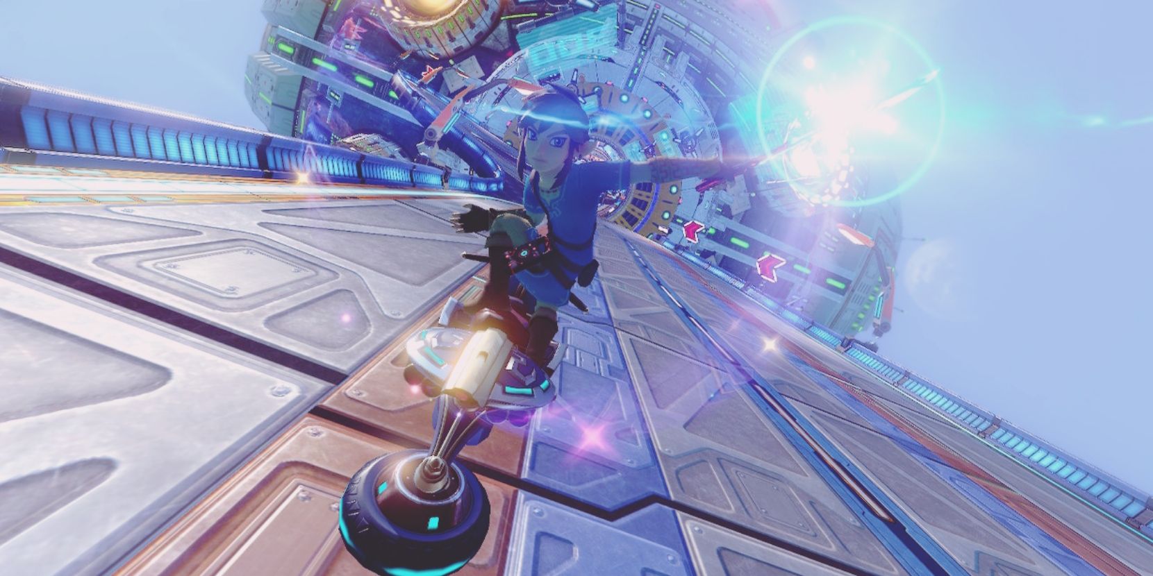 mario kart 8 link on master cycle