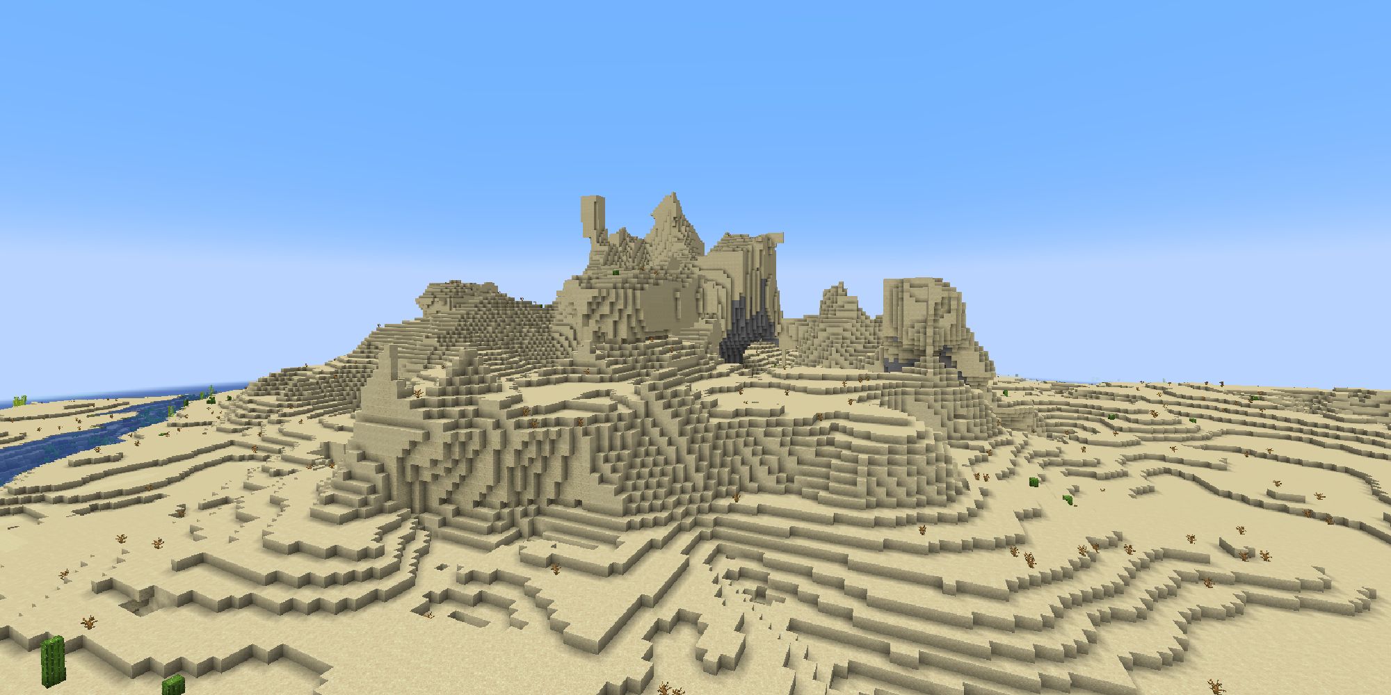 desert biome from above