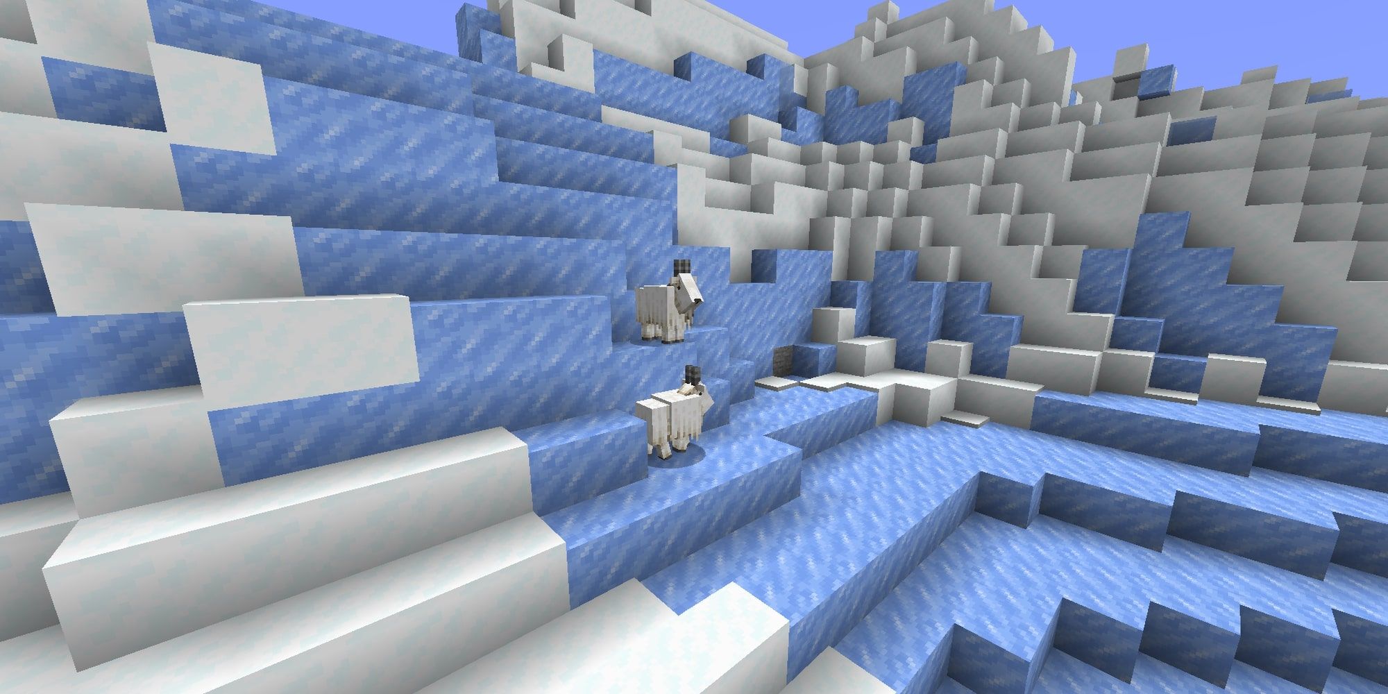 minecraft goats frozen peaks