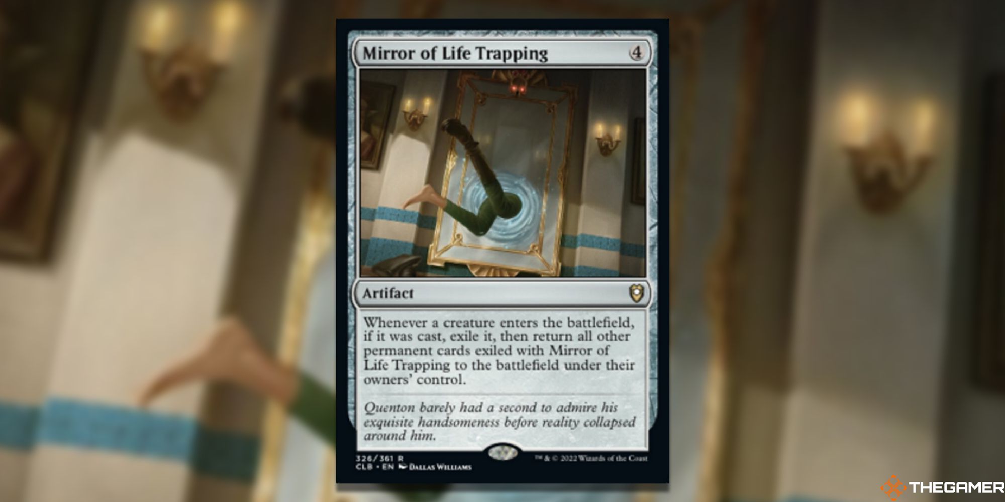 Magic: The Gathering Mirror of Life Trapping full card with background