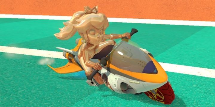 mk8 pink gold peach jet bike