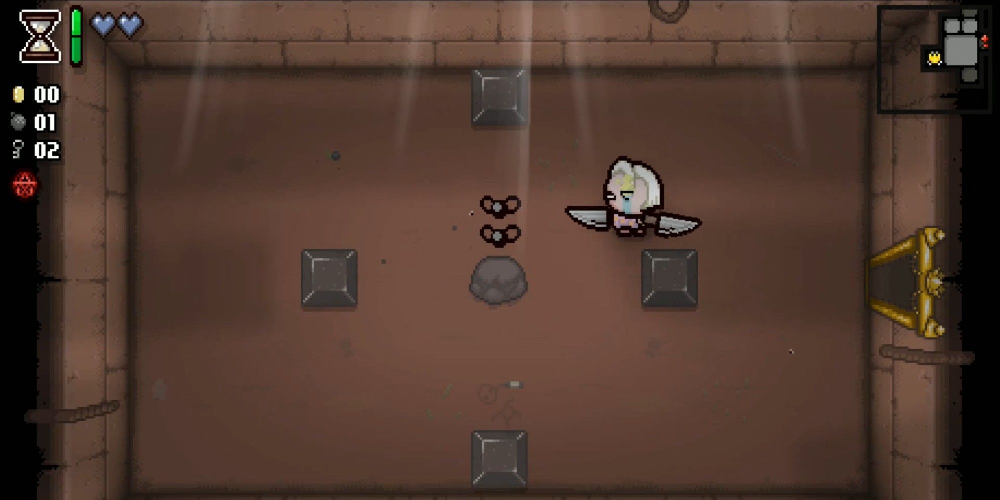 The Binding of Isaac Mother Transformation in an item room