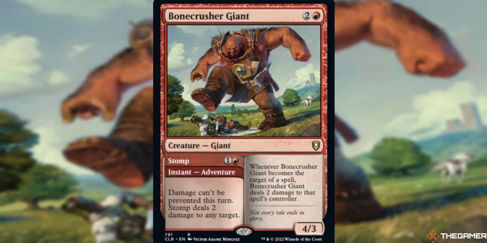 mtg bonecrusher giant full card with art background