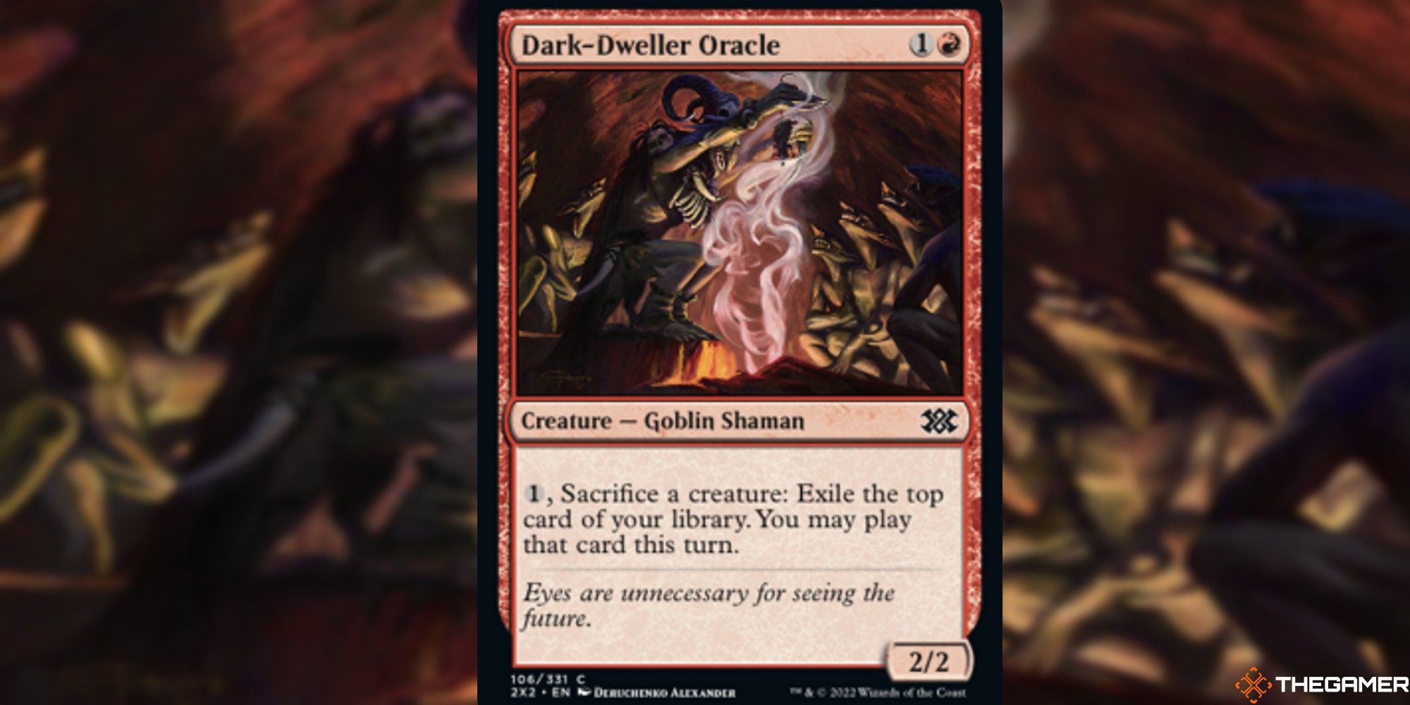 mtg dark dweller oracle full card and art background