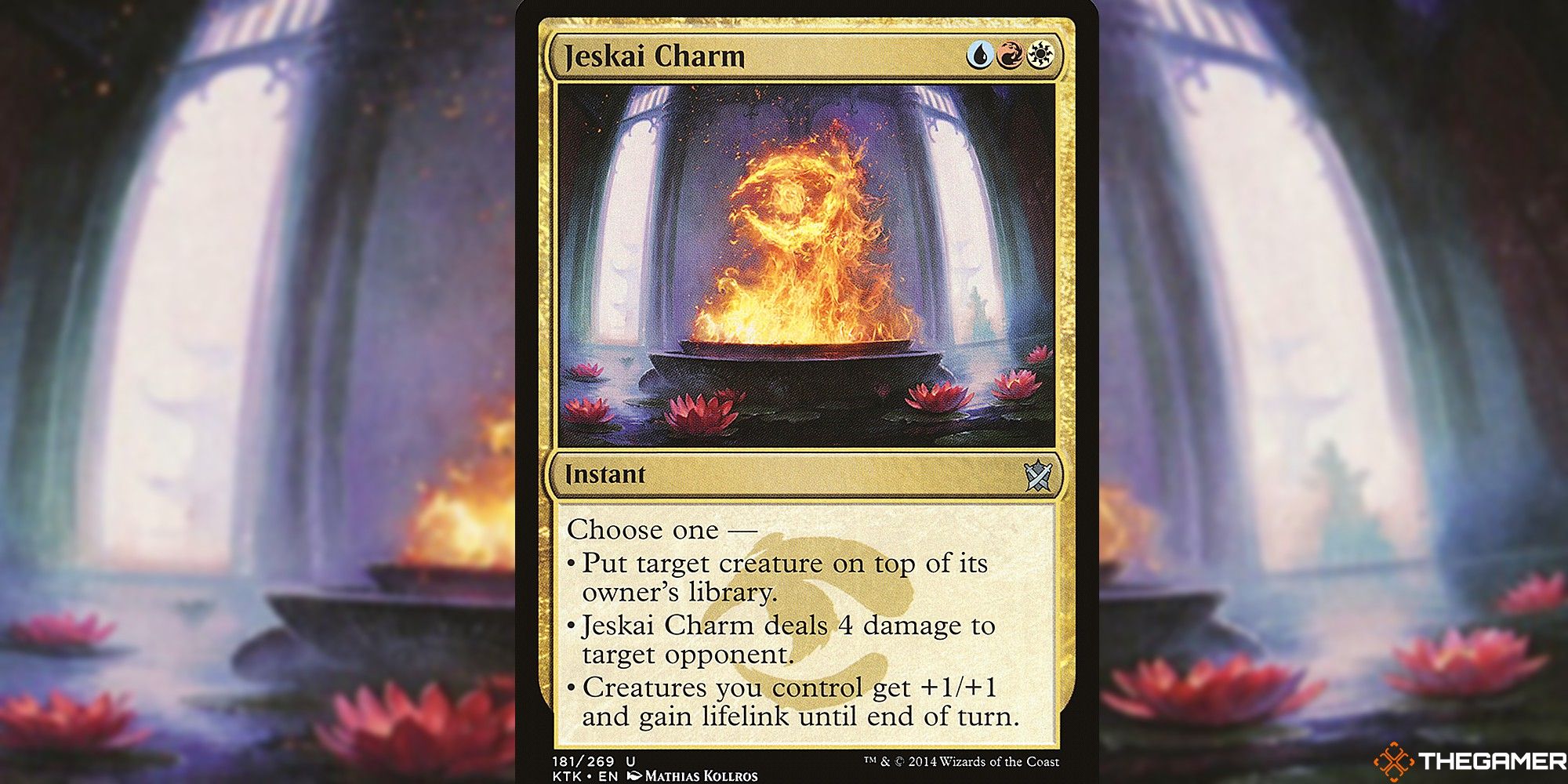 mtg jeskai charm full card with background