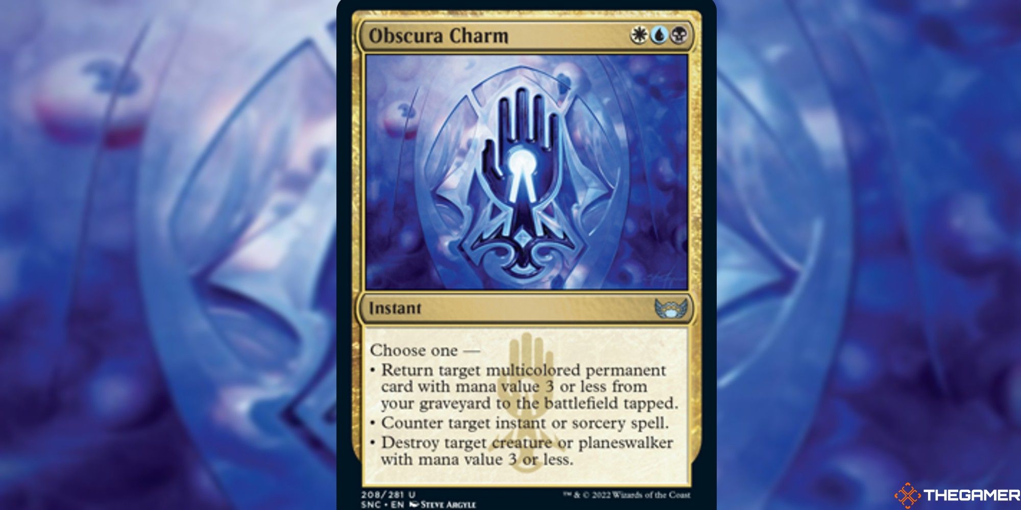 mtg obscura charm full card with art background
