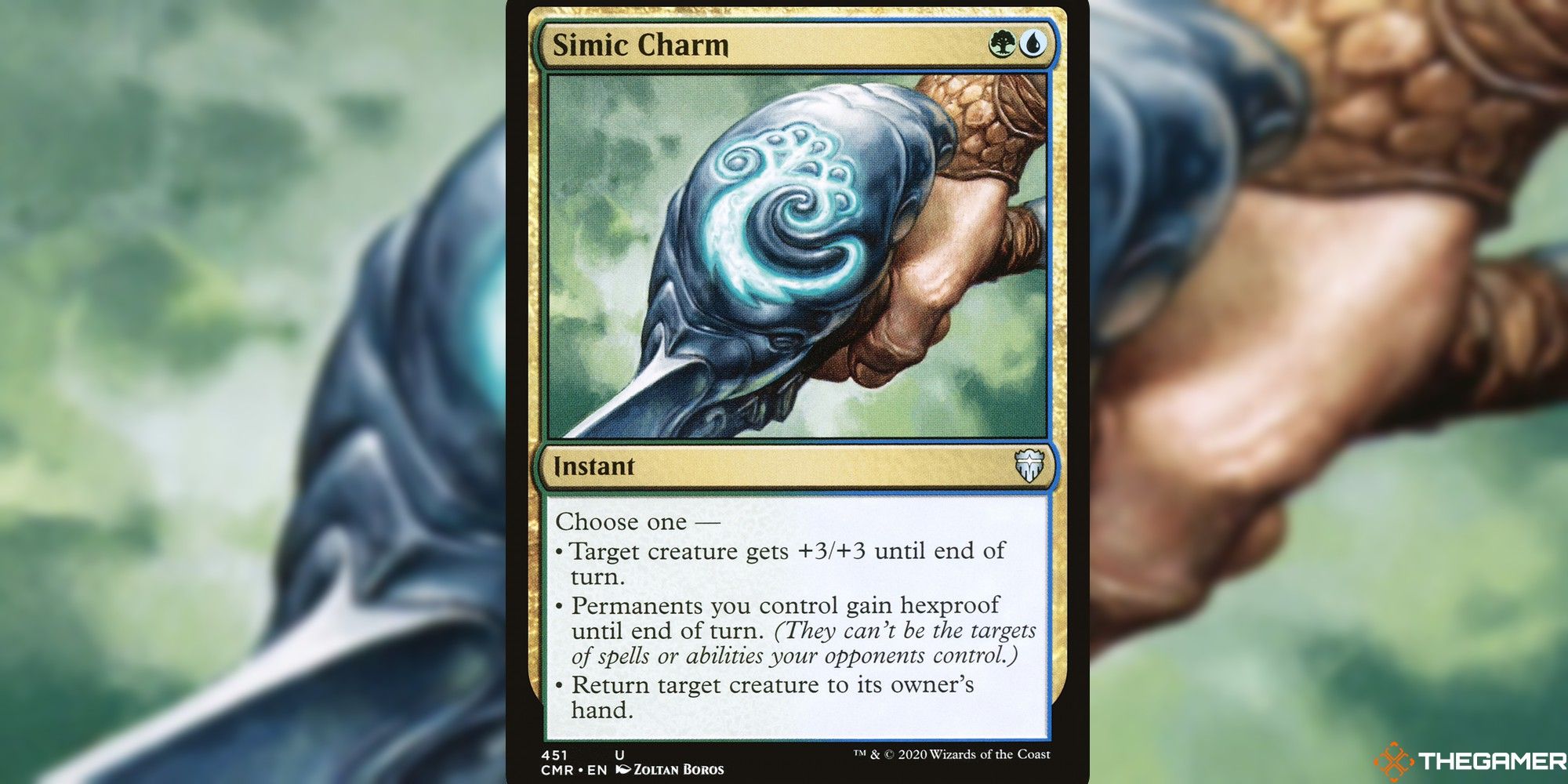 mtg simic charm full card with background