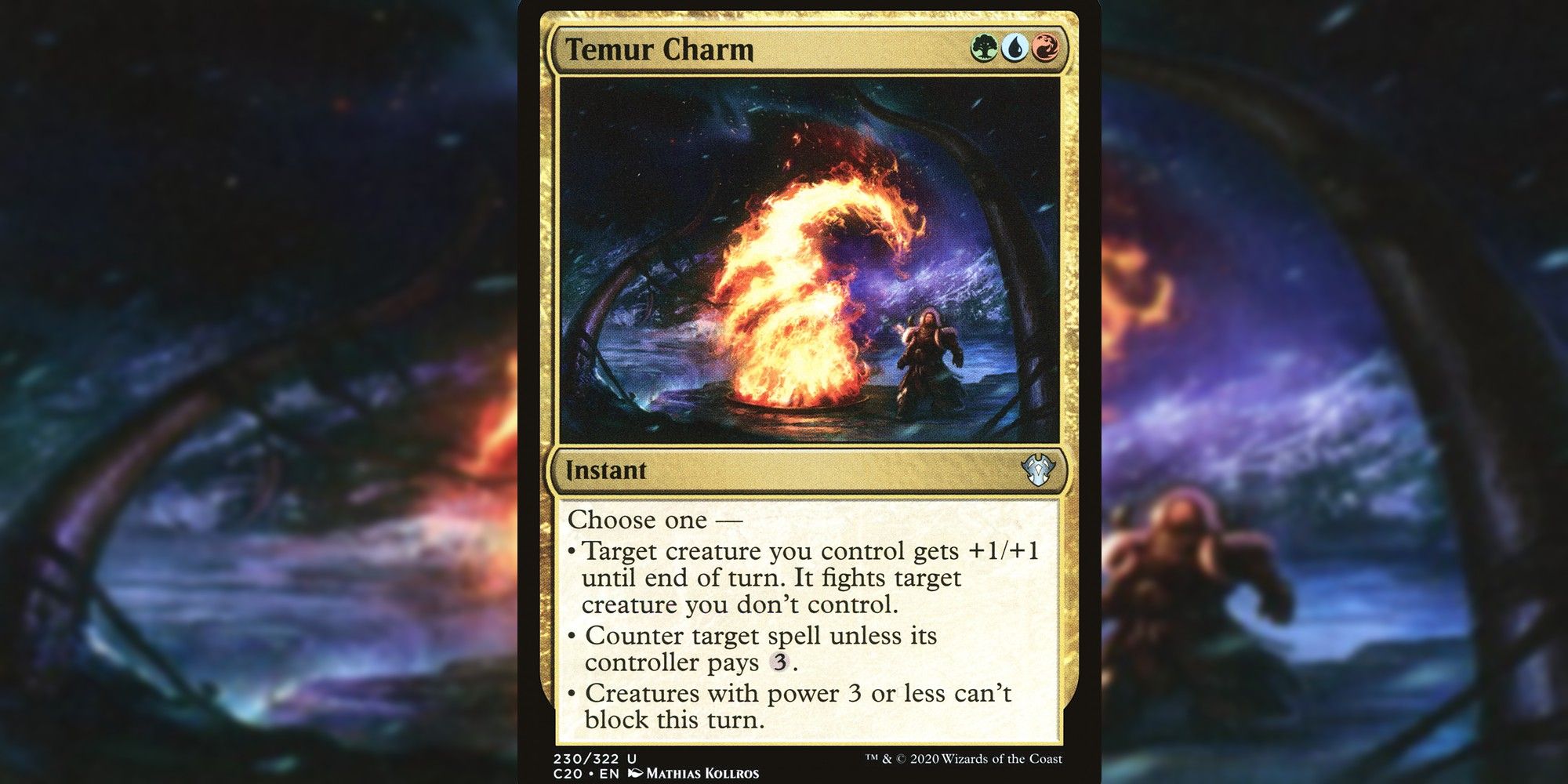 mtg temur charm full card and art background