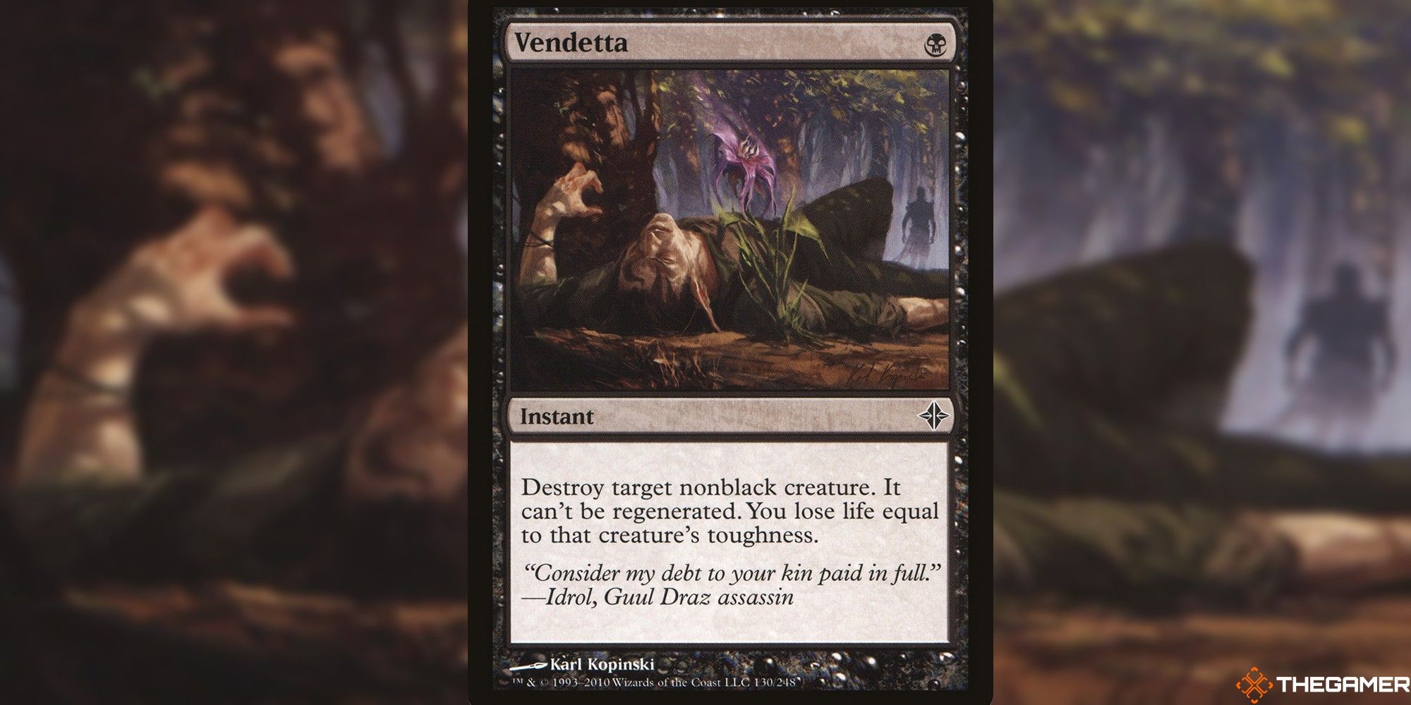 mtg vendetta full card and art background