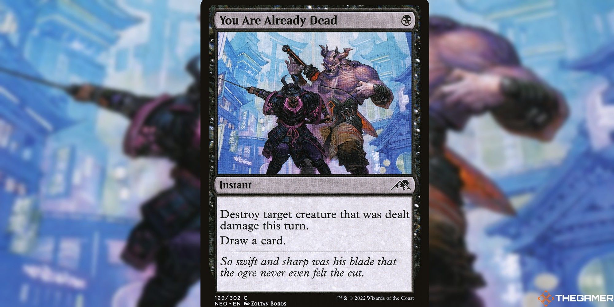 mtg you are already dead full card and art background