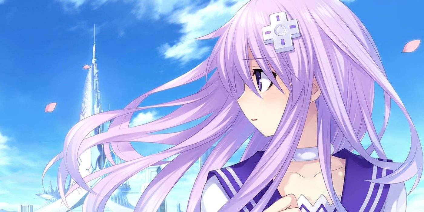 Nepgear in the conquest ending of Neptunia mk2