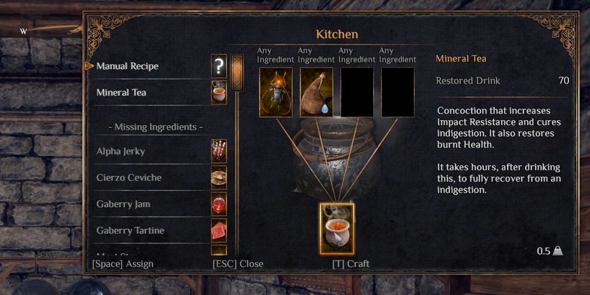 Complete Guide To All Recipes In Outward