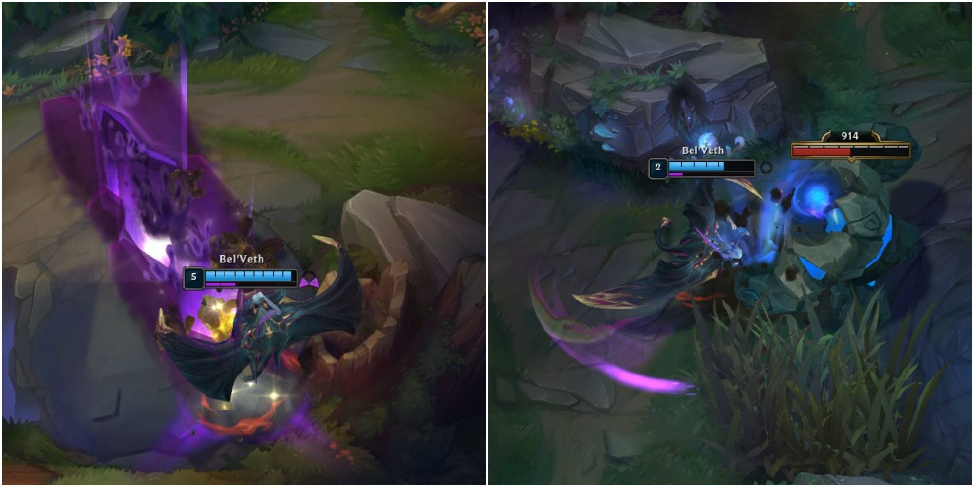 League Of Legends Bel'Veth Taking Blue Buff In Game