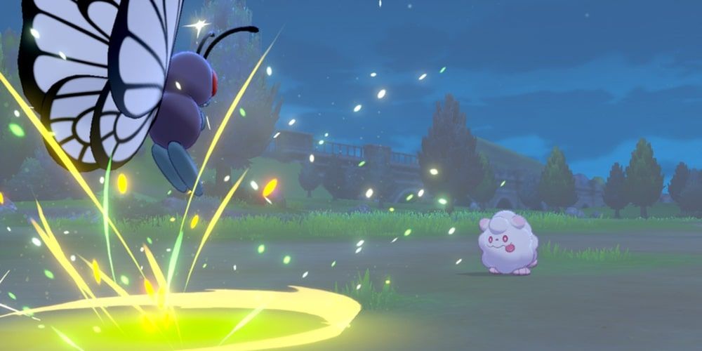 A Butterfree using Quiver Dance in Pokemon Sword And Shield