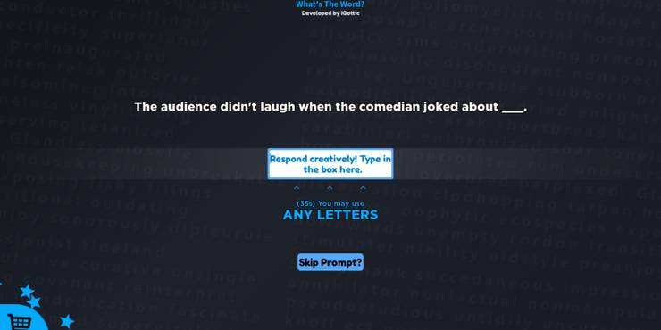 A game screen asking the question