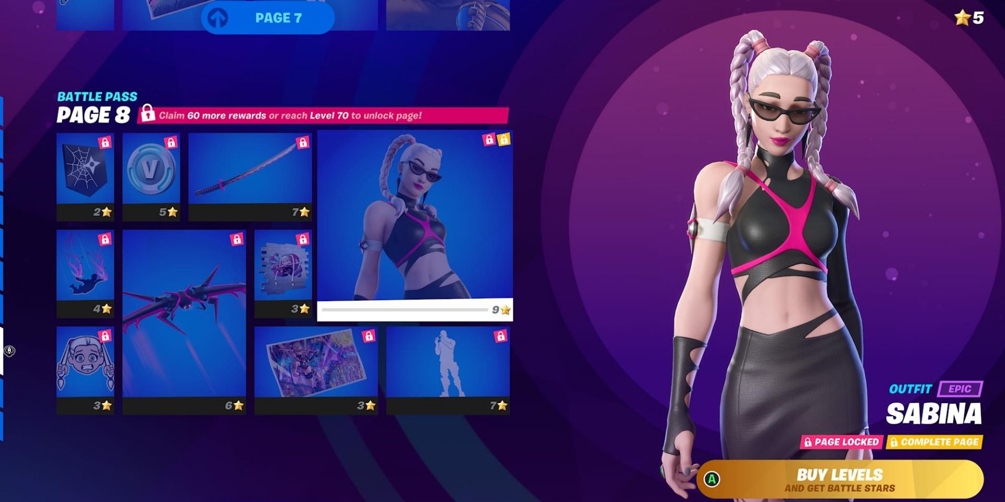 sabina battle pass skin fortnite