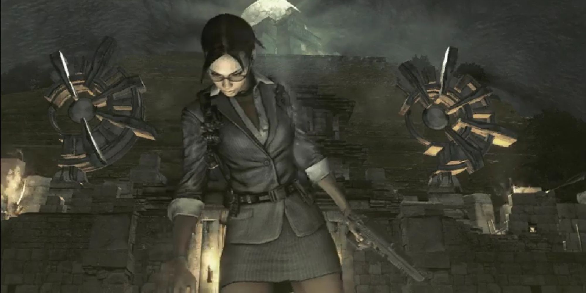 Resident Evil 5: Sheva Wearing Her Business Suit Outfit