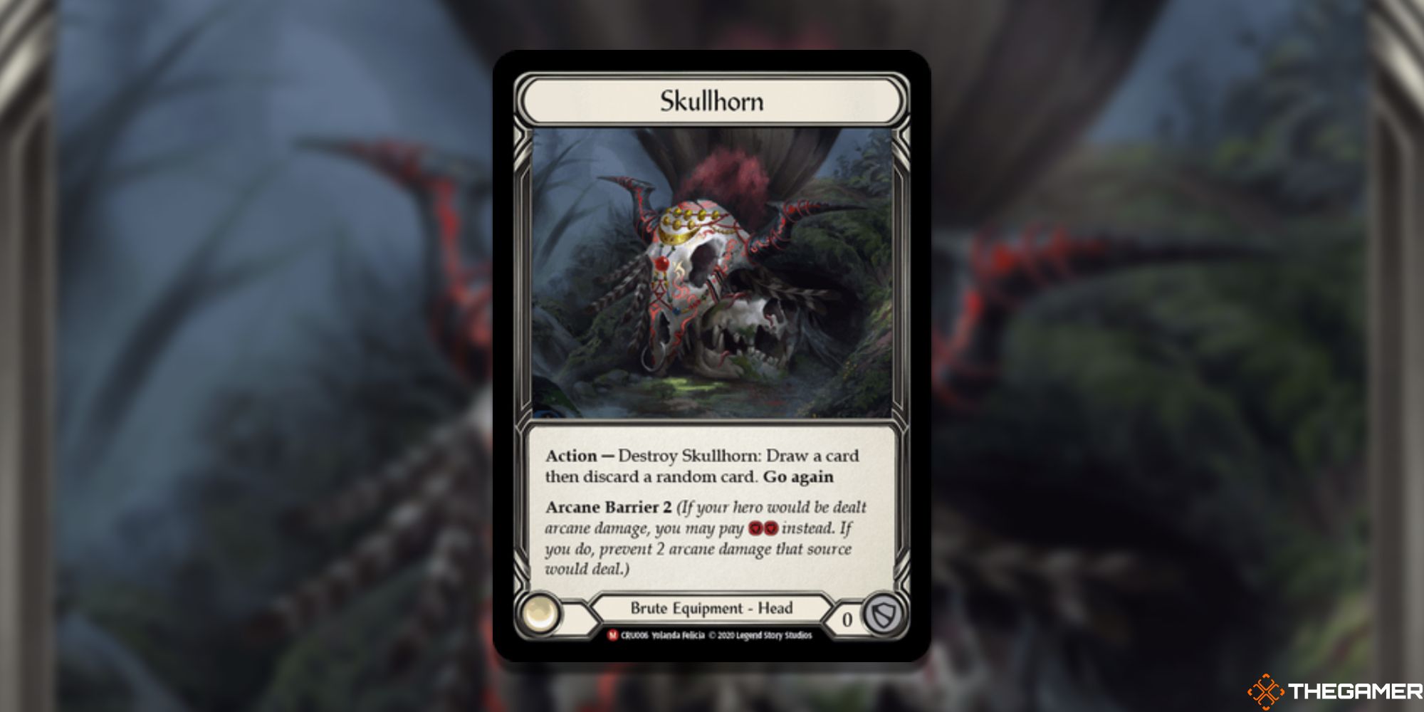 Skullhorn Card From Flesh And Blood