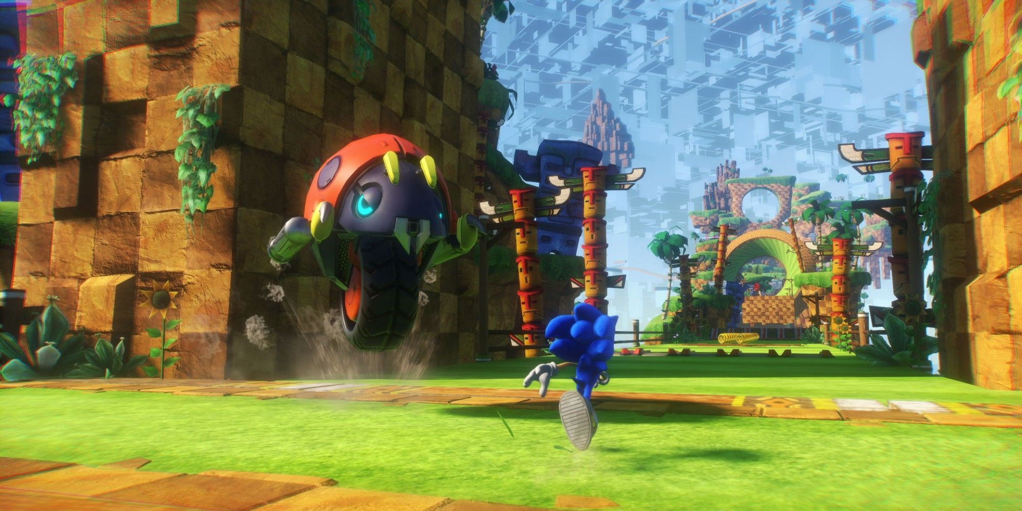 I really wish Sonic Frontiers had these modded physics